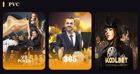 Image showing available PVC card games on 6 Club game